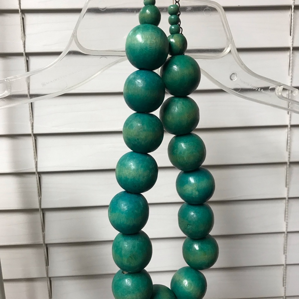 Chunky necklace and bracelet set - Picture 2 of 3